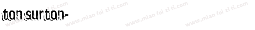 ton surton字体转换